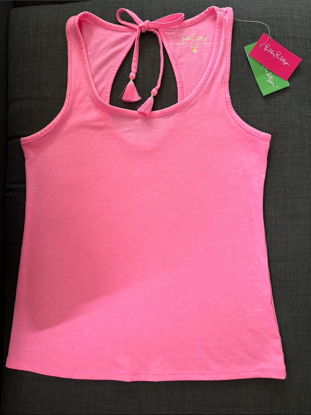 Lilly Pulitzer Brand New with tags Naomi
Tank Top Hot Pink Size Small